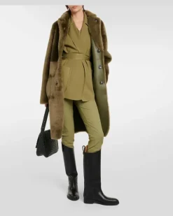 Mid-Rise Leggings aus Gabardine GrüN