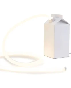 Milkglow Lampe mit EU-Stecker - Weiß