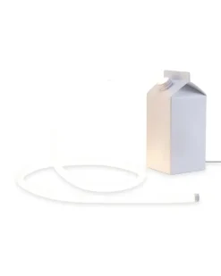 Milkglow Lampe mit EU-Stecker - Weiß