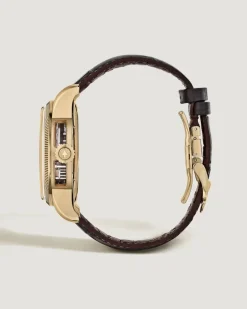 Minerva The Unveiled Chronograph Limited Edition - 30 Exemplare - Braun - Gelbgold - MB136352 - Uhr
