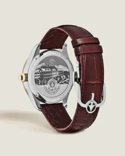 Minerva The Unveiled Secret Limited Edition - 58 Exemplare - Weinfarben - Rotgold - Stahl - MB136354 - Uhr