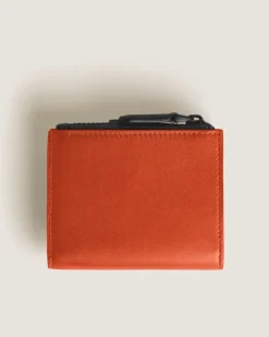 Mini Brieftasche 6 cc aus Extreme Leder - Schwarz / Cayenne - Leder - MB199417 - Brieftaschen