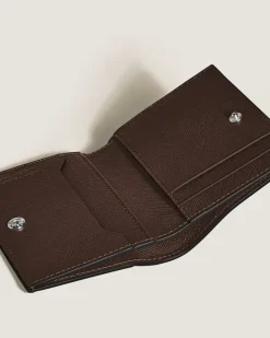Mini Brieftasche 4 cc aus Sartorial Leder - Ebony colour - Leder - MB222989 - Brieftaschen