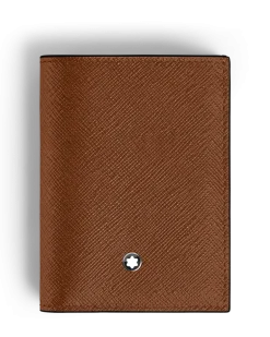 Mini Brieftasche 4 cc aus Sartorial Leder - Rehbraun - Leder - MB220383 - Brieftaschen