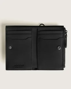 Mini Brieftasche Vertikal 6 cc aus Extreme Leder - Schwarz - Leder - MB199444 - Brieftaschen