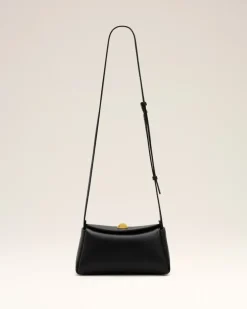 Mini Carrousel Tasche aus schwarzem Kalbsleder Unisex