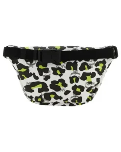 Mini Fursten Gürteltasche mit Leoparden-Print - Weiß
