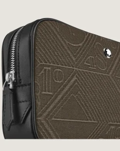 Mini Umhängetasche aus 4810 Jacquard - Khaki - Stoff und Leder - MB220257 - Messenger Bags