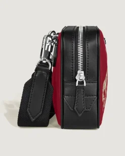 Mini-Umhängetasche Year of the Horse aus besticktem Gabardine - Stoff und Leder - MB222855 - Messenger Bags