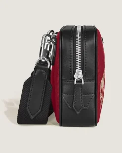 Mini-Umhängetasche Year of the Horse aus besticktem Gabardine - Stoff und Leder - MB222855 - Messenger Bags