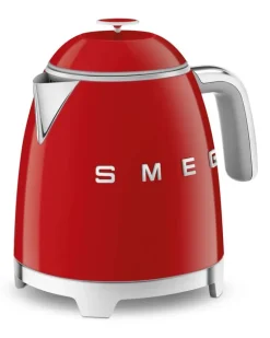 Mini Wasserkocher aus Edelstahl - Rot