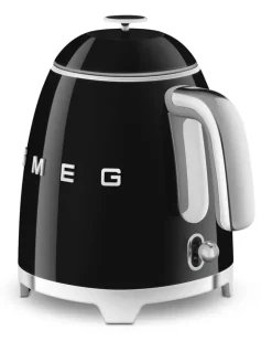 Mini Wasserkocher aus Edelstahl - Schwarz