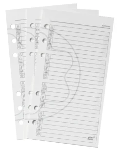 Mittelgroße Blätter, Adressbuchseiten - MB3027 - Papier Refills