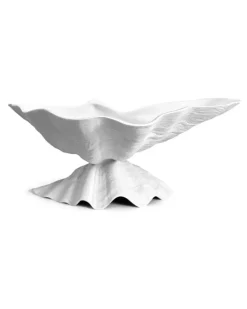 Mittelgroße Neptune Schale 27cm - Weiß