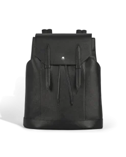 Mittelgroßer Rucksack aus hochwertigem Leder - Schwarz - Leder - MB220421 - Rucksäcke