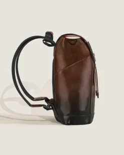 Mittelgroßer Rucksack aus Meisterstück Leder - Sfumato-Braun - Leder - MB220310 - Rucksäcke