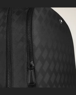 Mittelgroßer Rucksack mit 3 Fächern aus Extreme Leder - Schwarz - Leder - MB199847 - Rucksäcke