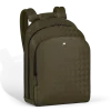 Mittelgroßer Rucksack mit 3 Fächern aus Extreme Leder - Khaki - Leder - MB221594 - Rucksäcke
