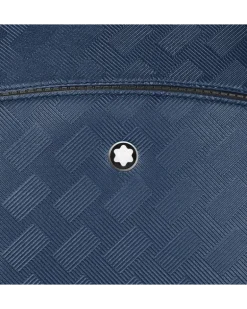 Mittelgroßer Rucksack mit 3 Fächern aus Extreme Leder - Tintenblau - Leder - MB198047 - Rucksäcke