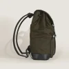 Mittelgroßer Rucksack Montblanc Panorama - Khaki - Stoff und Leder - MB223111 - Rucksäcke