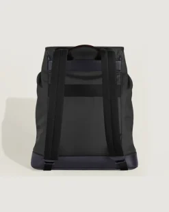 Mittelgroßer Rucksack Montblanc Panorama - Schwarz - Stoff und Leder - MB223109 - Rucksäcke