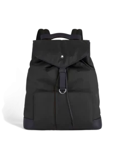 Mittelgroßer Rucksack Montblanc Panorama - Schwarz - Stoff und Leder - MB223109 - Rucksäcke