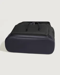 Mittelgroßer Rucksack Montblanc Panorama - Schwarz - Stoff und Leder - MB223109 - Rucksäcke
