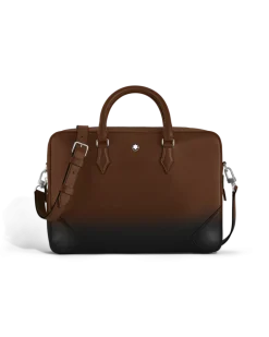 Mittelgroße Schreibmappe aus Meisterstück Sfumato-Leder - Sfumato-Braun - Leder - MB220402 - Dokumententaschen