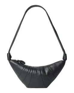 Mittelgroße Tasche Croissant Black