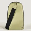 Mittelgroße Umhängetasche aus Extreme Leder - Mandel - Leder - MB221600 - Sling Bags