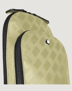 Mittelgroße Umhängetasche aus Extreme Leder - Mandel - Leder - MB221600 - Sling Bags