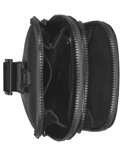 Mittelgroße Umhängetasche aus Extreme Leder - Schwarz - Leder - MB129971 - Sling Bags