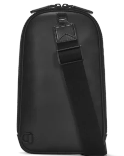 Mittelgroße Umhängetasche aus Extreme Leder - Schwarz - Leder - MB129971 - Sling Bags