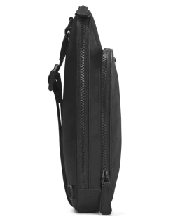 Mittelgroße Umhängetasche aus Extreme Leder - Schwarz - Leder - MB129971 - Sling Bags