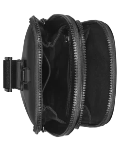 Mittelgroße Umhängetasche aus Extreme Leder - Schwarz - Leder - MB129971 - Sling Bags