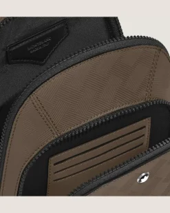 Mittelgroße Umhängetasche aus Extreme Leder - Haselnussbraun - Leder - MB220243 - Sling Bags