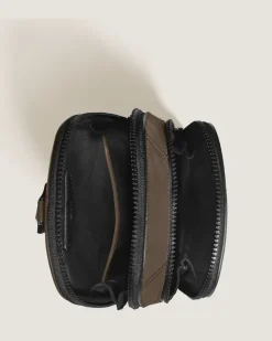 Mittelgroße Umhängetasche aus Extreme Leder - Haselnussbraun - Leder - MB220243 - Sling Bags