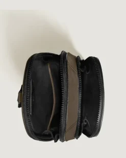 Mittelgroße Umhängetasche aus Extreme Leder - Haselnussbraun - Leder - MB220243 - Sling Bags