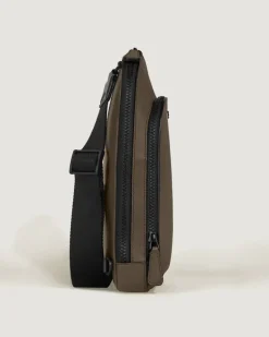 Mittelgroße Umhängetasche aus Extreme Leder - Haselnussbraun - Leder - MB220243 - Sling Bags