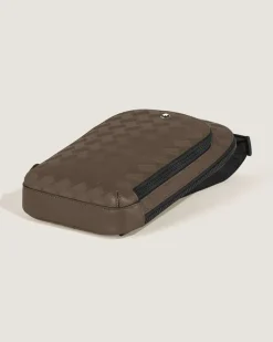 Mittelgroße Umhängetasche aus Extreme Leder - Haselnussbraun - Leder - MB220243 - Sling Bags