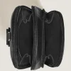 Mittelgroße Umhängetasche aus Sartorial Leder - Schwarz - Leder - MB199368 - Sling Bags
