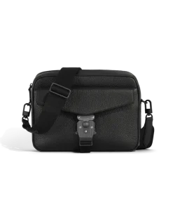 M-Lock Messenger Bag - Schwarz - Leder - MB220322 - Messenger Bags