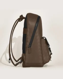M-Lock Rucksack - Haselnussbraun - Leder - MB220246 - Rucksäcke
