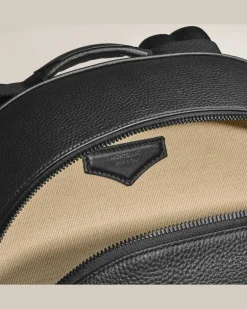 M-Lock Rucksack - Schwarz - Leder - MB220321 - Rucksäcke