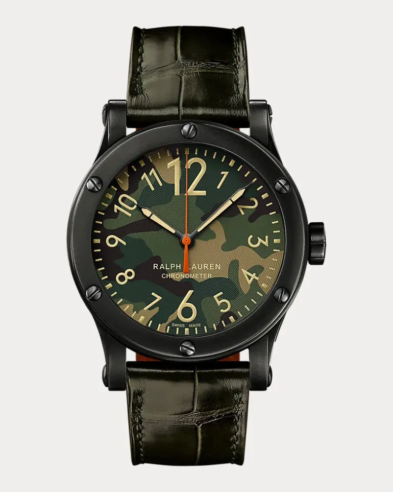 45MM Chronometer aus Stahl Green