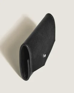 Münzbörse Montblanc Envelope - Schwarz - Leder - MB220347 - Münzbörsen