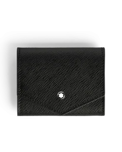 Münzbörse Montblanc Envelope - Schwarz - Leder - MB220347 - Münzbörsen
