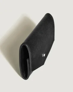 Münzbörse Montblanc Envelope - Schwarz - Leder - MB220347 - Münzbörsen
