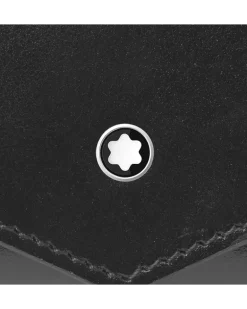 Münzbörse Montblanc Envelope - Schwarz - Leder - MB198332 - Münzbörsen