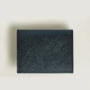 Münzbörse Montblanc Envelope - Tweed-Blau - Leder - MB220348 - Münzbörsen